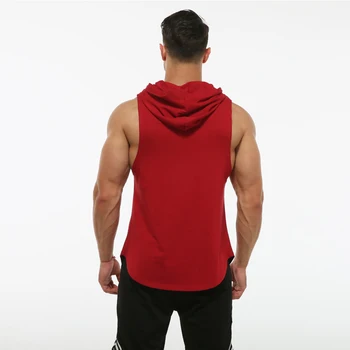 Jordan Print Men's Gym Hooded Top Tank - Men's Fitness Apparel, Men's ...