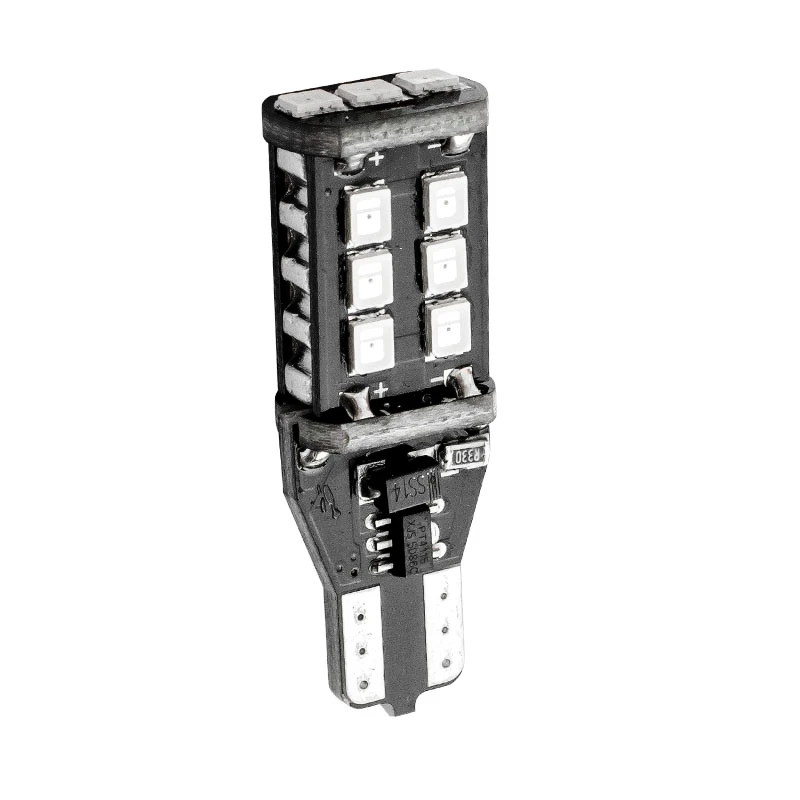 100 шт. T15 W16W WY16W 15 SMD 2835 Светодиодный автомобильный стоп сигнал 15SMD CANBUS безошибочный