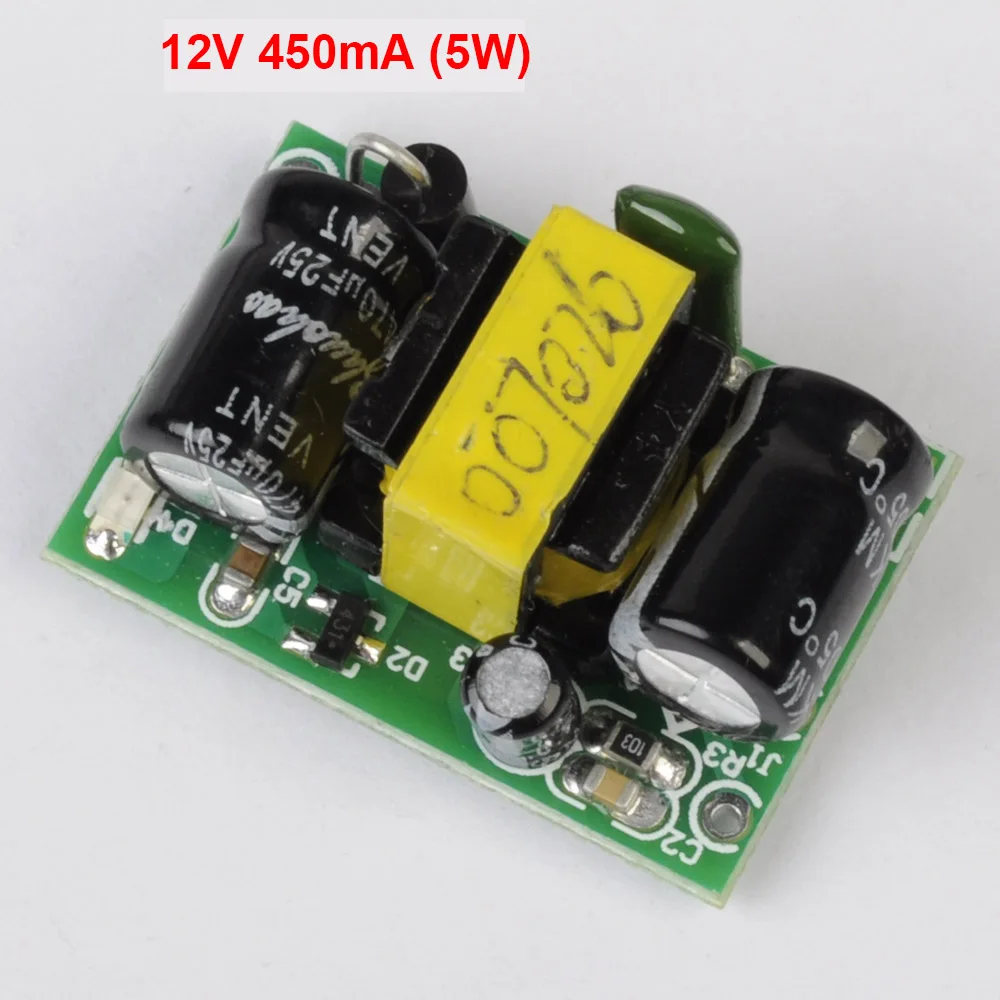 DC 12 В 5 в 3-5 Вт AC-DC понижающий источник питания понижающий преобразователь напряжения Модуль Драйвер по току переключатель защиты модуль питания