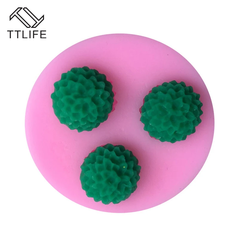 TTLIFE 3D Подсолнух Роза Цветы Силиконовые формы для тортов украшение границы