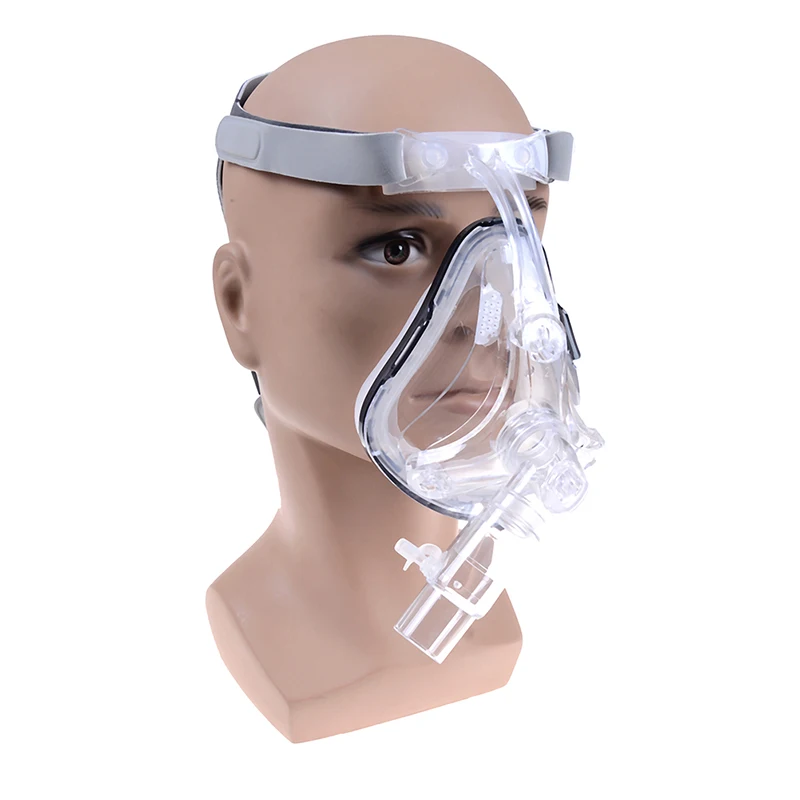 

Size S/M/L FM1 Full Face Mask For Snoring Apply To Medical CPAP BiPAP Silicone Gel Material With Headgear Clip Facial Care Tool