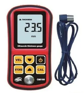 

GM100 Ultrasonic Wall Thickness Gauge Meter Tester Steel PVC Digital Testing