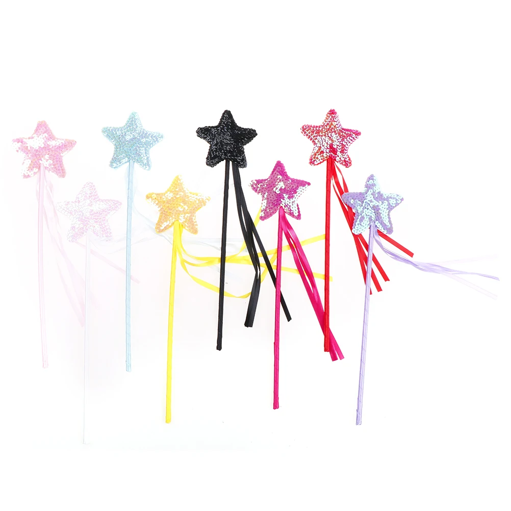 

beautiful Five Pointed Star Fairy Wand Magic Stick Girl Party Princess Favors
