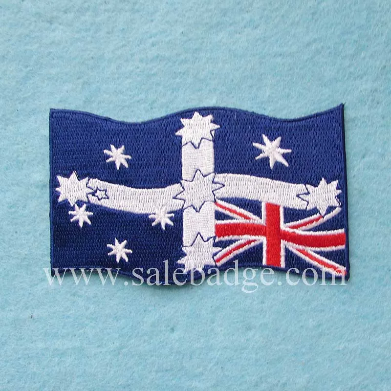 

Custom UK Flag Blue Colors Embroidery Patches