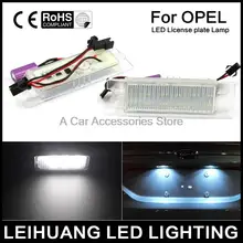 

LED Number License Plate Light fit For Vauxhall Opel Corsa C D Astra H J Zafira B 12v