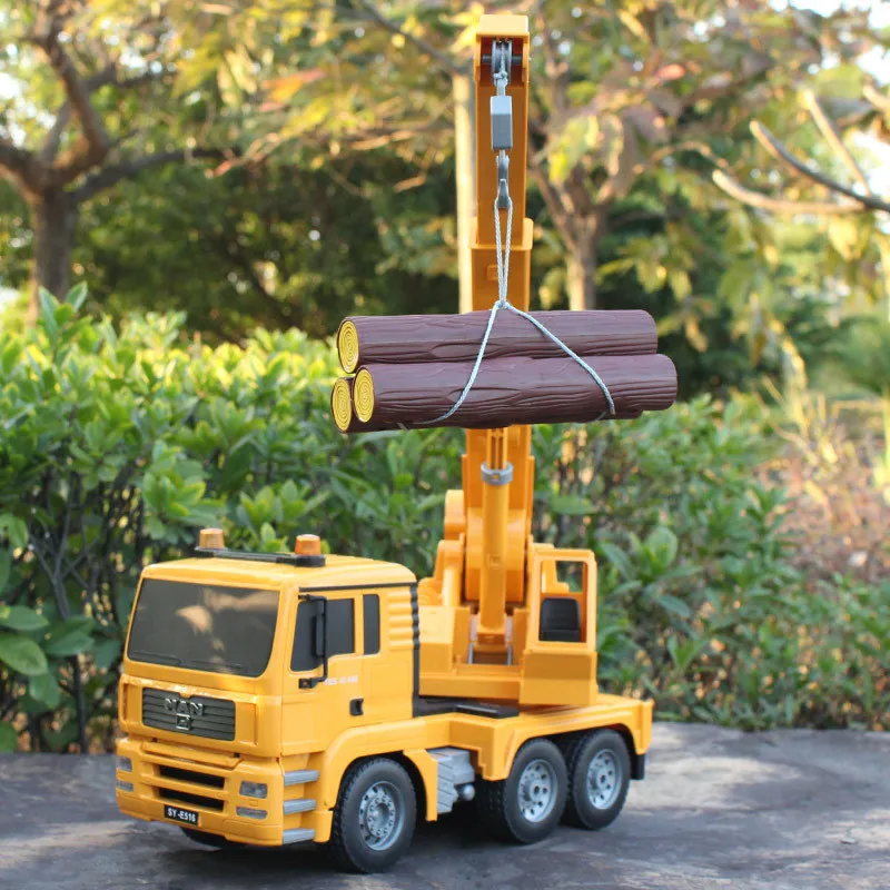 Double Eagle Boys Boys charging crane remote control works of children's toys birthday gift 3 4