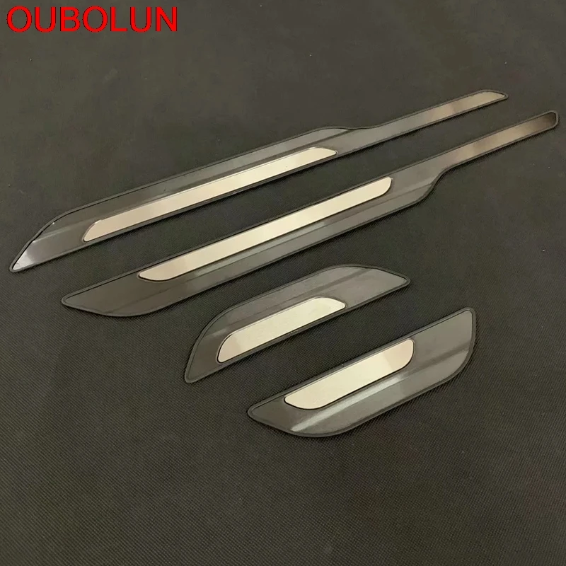 OUBOLUN для Toyota Corolla Auris Sport E210 хэтчбек 2019 панель с потертостями порога двери защитная