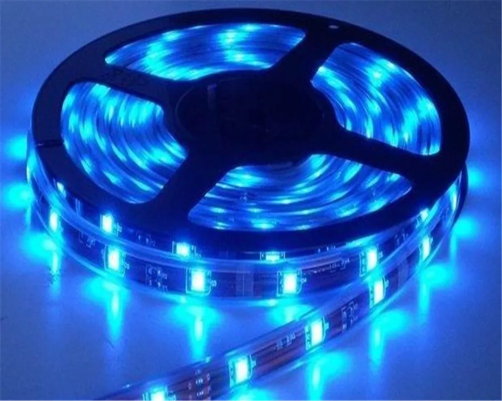 Envío gratis m 300LED 5050 smd led chip luces led de 12 V a prueba de agua para ropa/tira de 60 leds 5050 - AliExpress