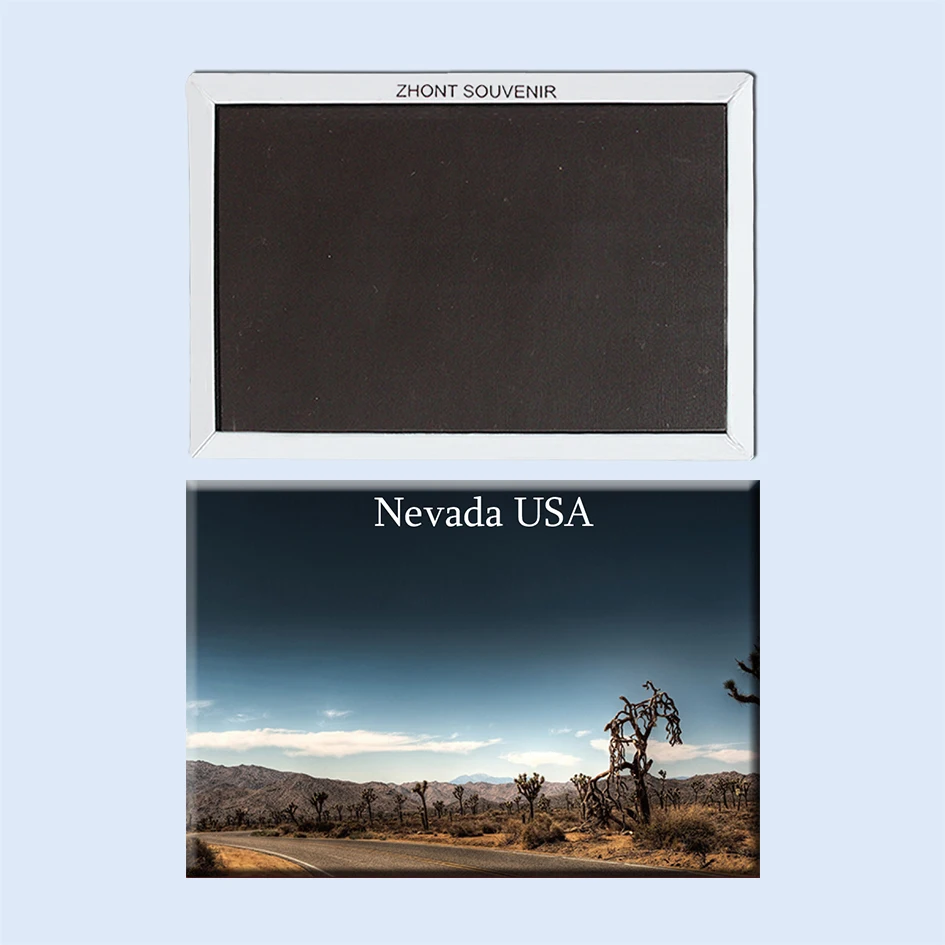 

Highway cactus mountain Nevada USA Travel souvenirs 22997 Magnetic refrigerator