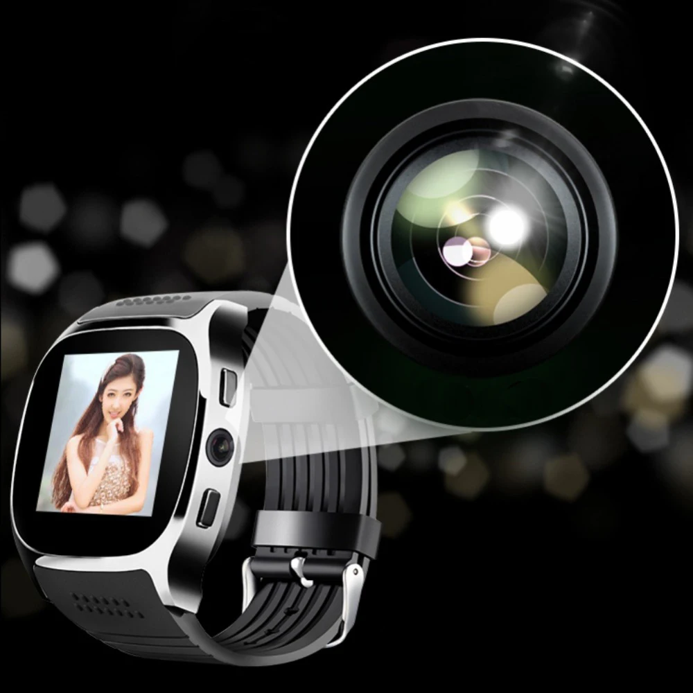 

Women Men Sport Bluetooth Smart Watch Bracelet Camera Facebook Whatsapp Support SIM TF Card Call Smartwatch For Android Phone