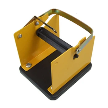 

LIXF Yellow Black Metal Solder Wire Stand Holder Support