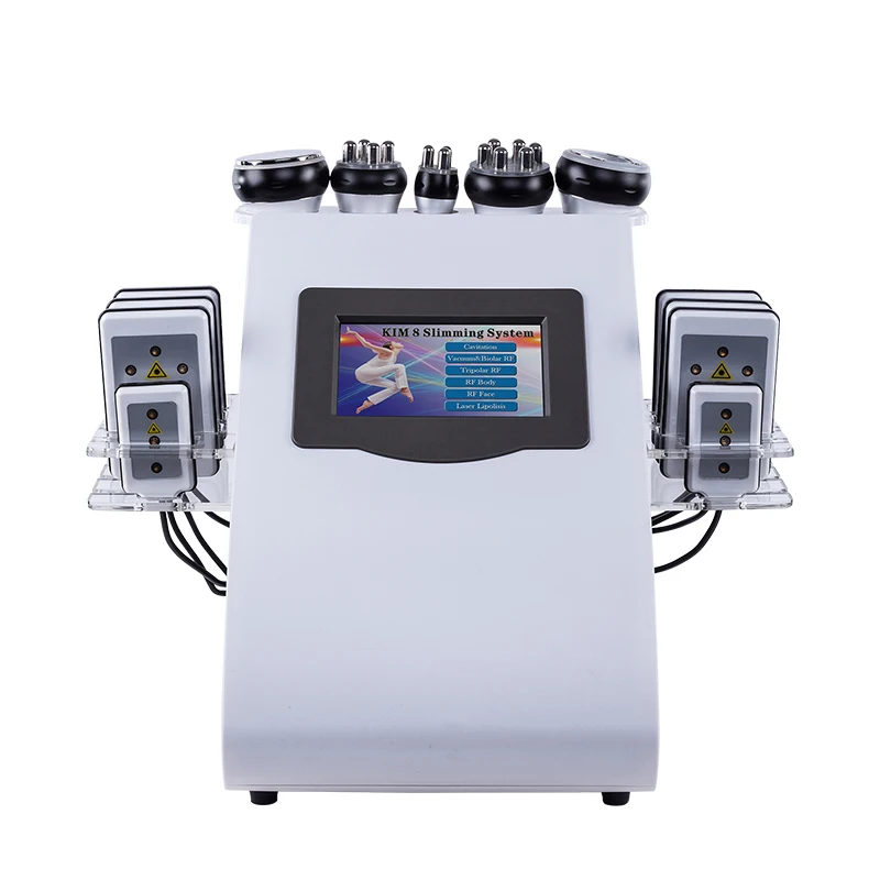 vácuo de radiofrequência laser 8 almofadas lipo