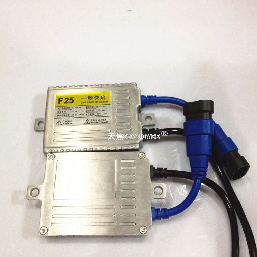 10X DHL hid 24V ballast Headlight HinoTruck boat h7 24v h3 hid xenon ballast h11 55W for hid kit xenon 24v daf fh truck h1 6000k (2)