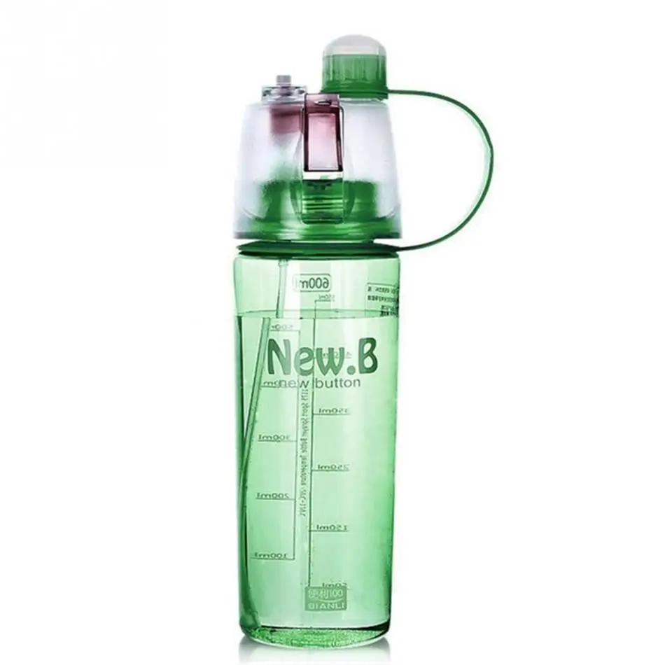 TTLIFE 600 мл креативная портативная пластиковая Спортивная бутылка с распылителем для воды для наружного велосипеда Велоспорт Спорт, бутылки для питья 400 мл