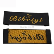 Для одежды, по индивидуальному заказу этикетки из сатиновой ткани/одежда с вышившкой этикетки/воротник этикетки/ярлыки для одежды с разрезом и сложить 1000 шт