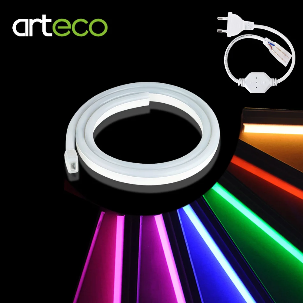 LED Flexible Strip Light AC 220V SMD2835 LED Neon Lights Flex Tube