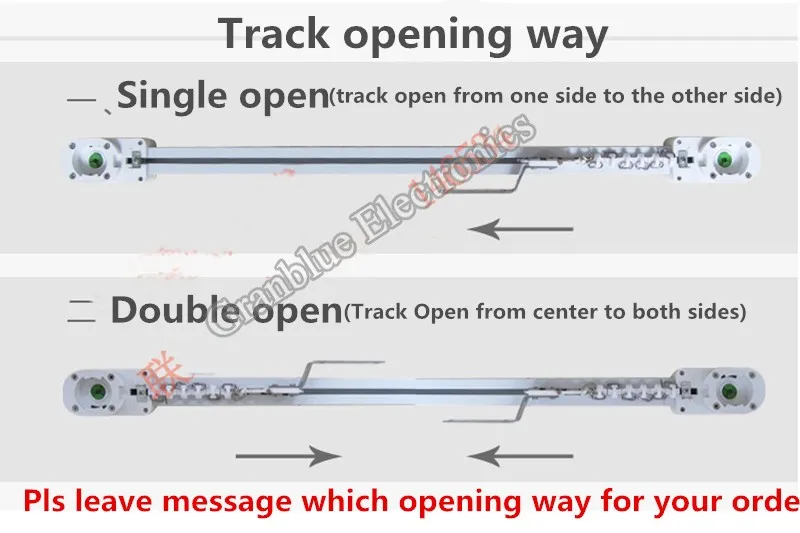 Eruiklink 3 м или меньше алюминия электрический кронштейн для занавесок трек моторизованные для потолочного монтажа окна Шторы направляющей