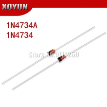 100 шт./лот 1 Вт 5,6 V 1N4734A 1N4734 DO-41 зенеровский диод