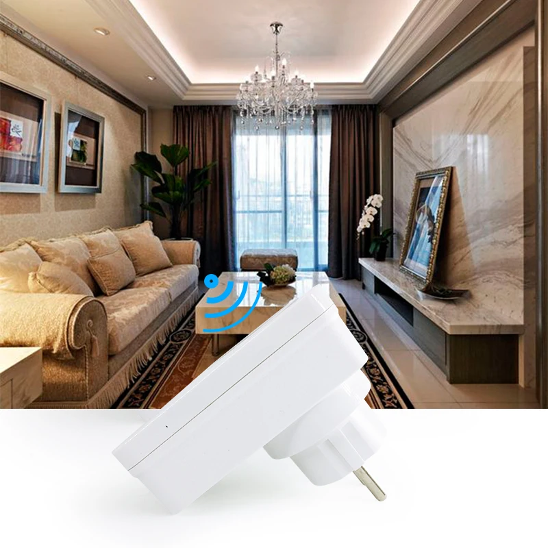 QIACHIP Smart Power Socket Plug Wifi Socket Outlet Intelligent EU Wireless Remote Control Timing For Smart Home Amazon Alexa 5