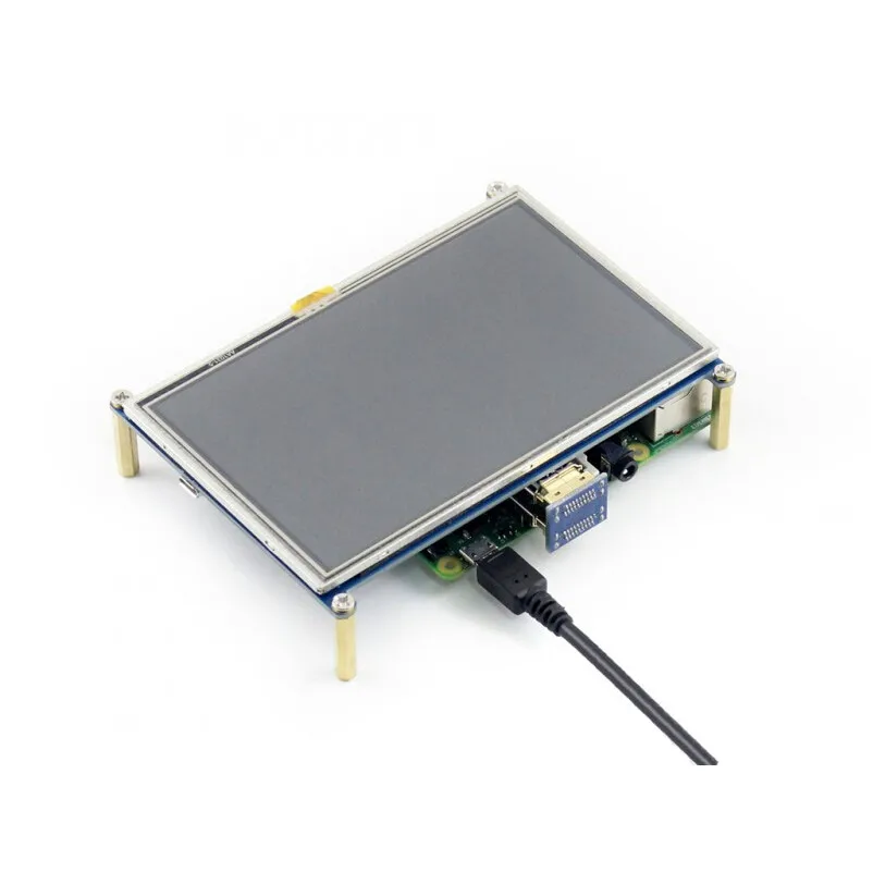 

Raspberry Pi 5 inch HDMI Resistive LCD Display 800x480 Touch Screen Supports Any Revision of Raspberry Pi 2 B A/A+/B/B+