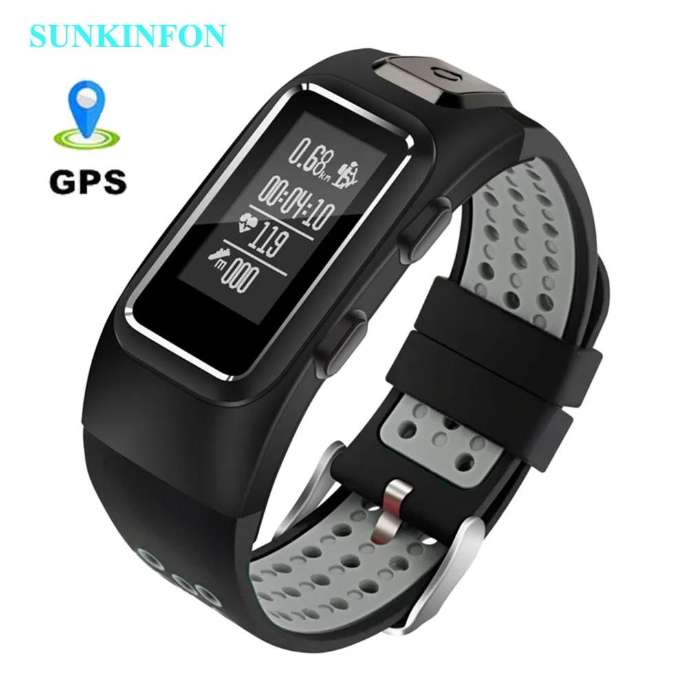 

DB13 GPS Motion Track Record Smart Wristband Sports Band Dynamic Heart Rate Waterproof Bracelet for Samsung Galaxy S7 / S7 Edge