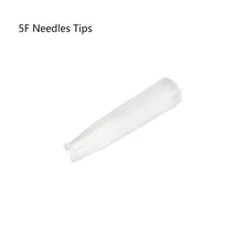 2018Top 100 шт/партия 5F одноразовые перманентные иглы для макияжа пластиковые боковое отверстие наконечник татуировка бровей и губ ручка машина наборы питания
