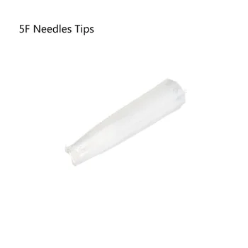 

2018Top 100Pcs/Lot 5F Disposable Permanent Makeup Needles Plastic Side Hole Tip Eyebrow Lip Tattoo Pen Machine Kits Supply