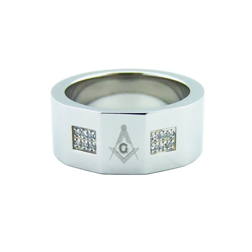 

Free Shipping!Cheap Price Promotion Sales! USA Hot Selling Men's Stainless Steel Masonic Master Freemason Wedding Ring Size 8-14