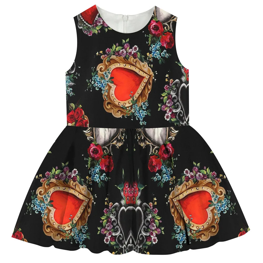 

Designer brand kids dress baby Girl clothing dress style Party Wedding Birthday Toddler Girl Dresses newchildren Clothes 1-10Y