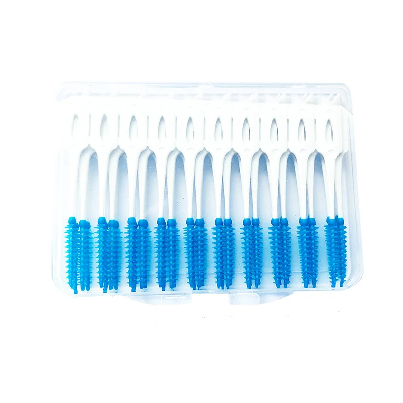 

Tooth Cleaner Oral Clean 40 Pcs Soft Silicone Massage Toothbrush Toothpick 789