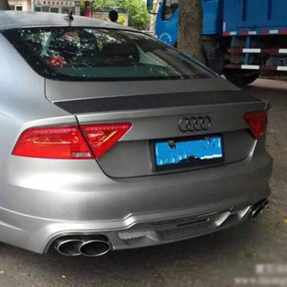 A7 Wald стиль выхлопные наконечники глушитель труба для Audi A7 S7 RS7 Sline 2011- DHL