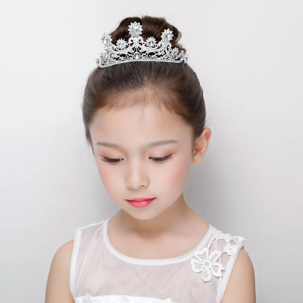 Vintage Rhinestone Tiara Crown Headband Hair Accessories for Wedding