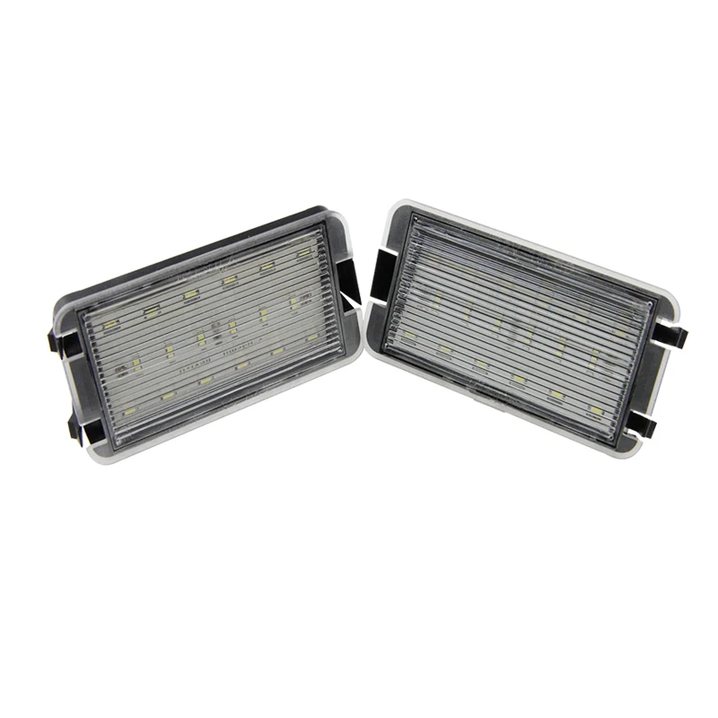 2x 18SMD светодиодный фонарь освещения номерного знака для 99-05 Seat Leon 1 M 04-09 Altea Arosa Cordoba MK1 MK2 Ibiza Толедо 5 P Авто-Стайлинг