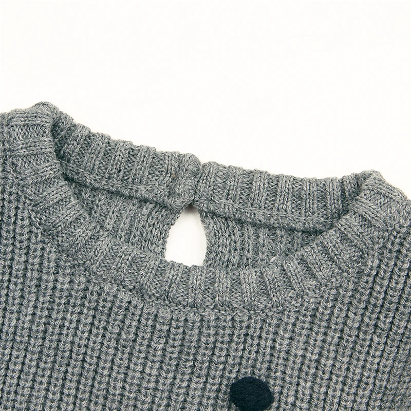 CieiK Baby Girl Knitted Sweaters For Kids Black Dot 2018 Spring Newborn Cute Cardigan Winter Children Clothing Infant Pullover (36)
