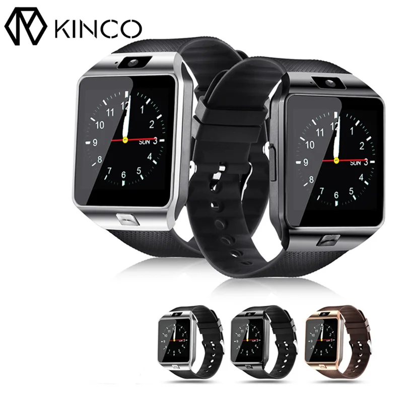 

KINCO Smart Watch Color Touch Screen Dial Step Camera Blood Pressure/Oxygen Heart Rate Bluetooth Fitness Tracker for IOS/Android