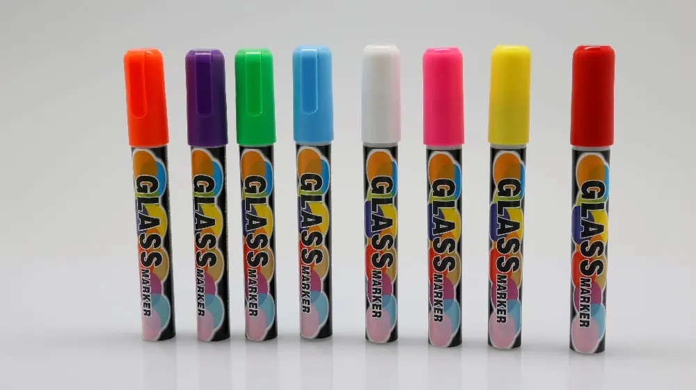 8 pens/Box Liquid Chalk Erasable Multi Colored Highlighters LED Writing