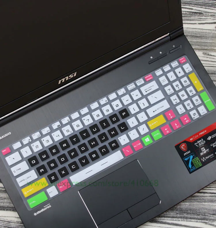 15 15.6 17.3 17 인치 노트북 키보드 커버 보호대 msi ge63vr 레이더/17.3 msi ge73vr 레이더 프리미엄 게임 nb 노트북