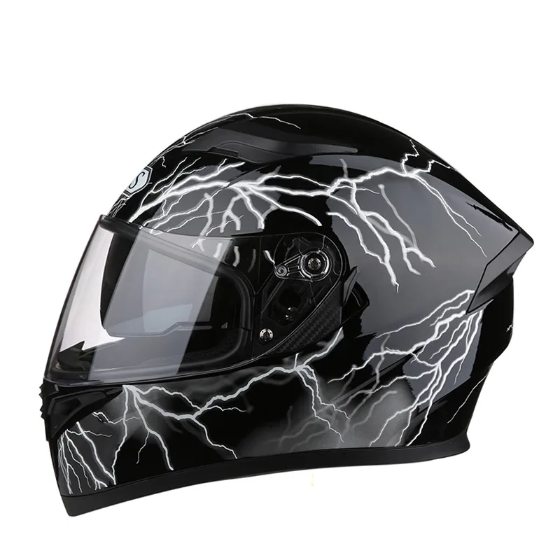 

Motorcycle helmet motocross motorbike for Casque Araie Helmet Led Kask Motocyklowy Dot Helmet Predator Helmet Dot #ET070