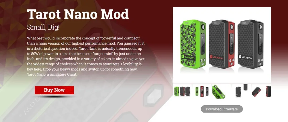 Vaporesso Tarot Nano 80W TC Box Mod