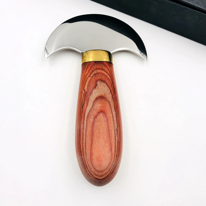 

Super Sharp Thick 26mm Red Wood Handle Stainless Steel Leather Cutting Knife Multi-Functional Craft DIY Handmade Art Tool