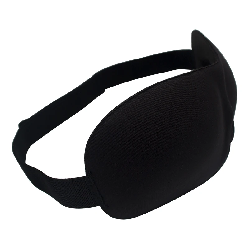BYRIVER 3D маска для сна, мягкая, переносная, на крючке, с завязанными глазами, натуральная маска для век, для путешествий, повязка для глаз, 1 шт