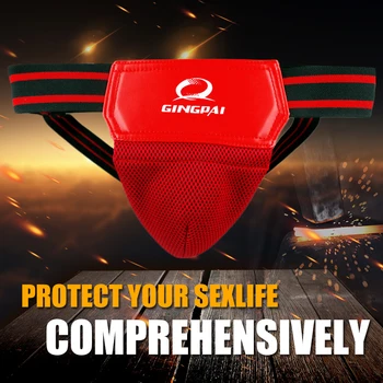 

MMA Groin Guard Protective Safety Cup Martial Arts Kick Boxing crotch protector jockstrap support sport training protector guard