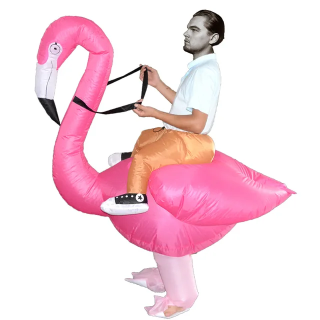 Christmas Carnival Costume Flamingo Inflatable Costume Funny Flamingo