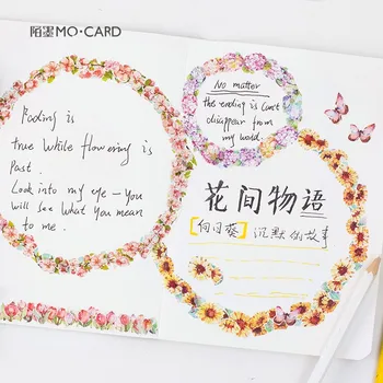 

Flowers Masking Tape DIY Diary Scrapbooking Decorative Sealing Sticker Cute Paper Washi Tape Kawaii Stationery Gift Wrapping