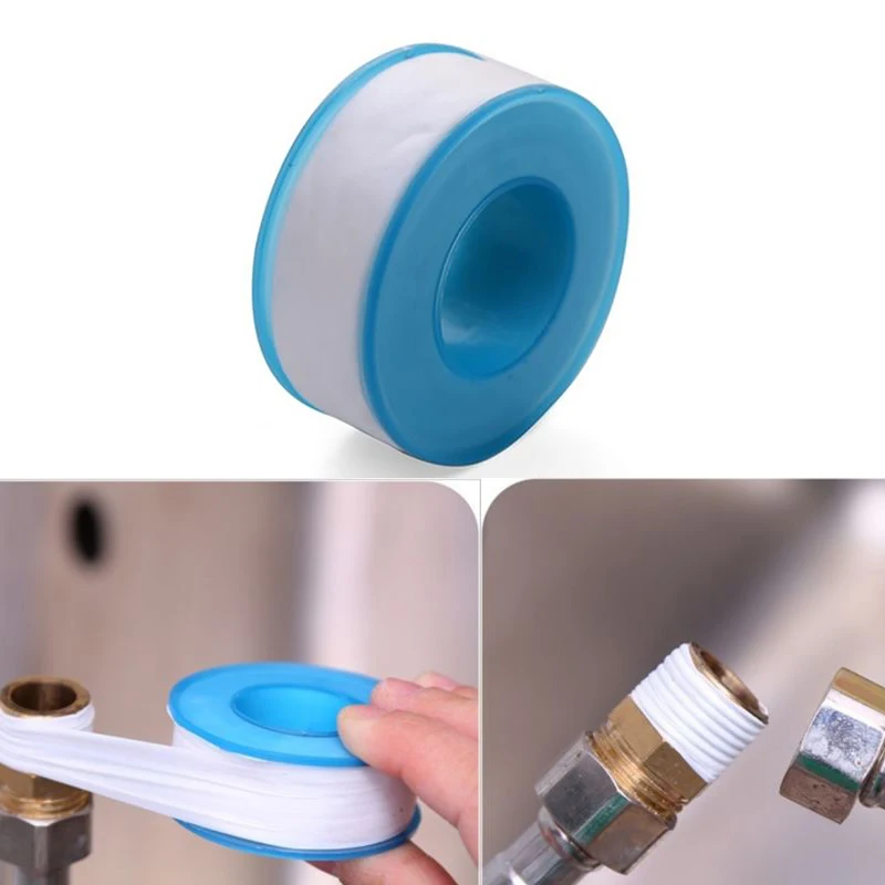 3Pcs White Thread pipe tape seal kitchen sewer seal Plumbing tape