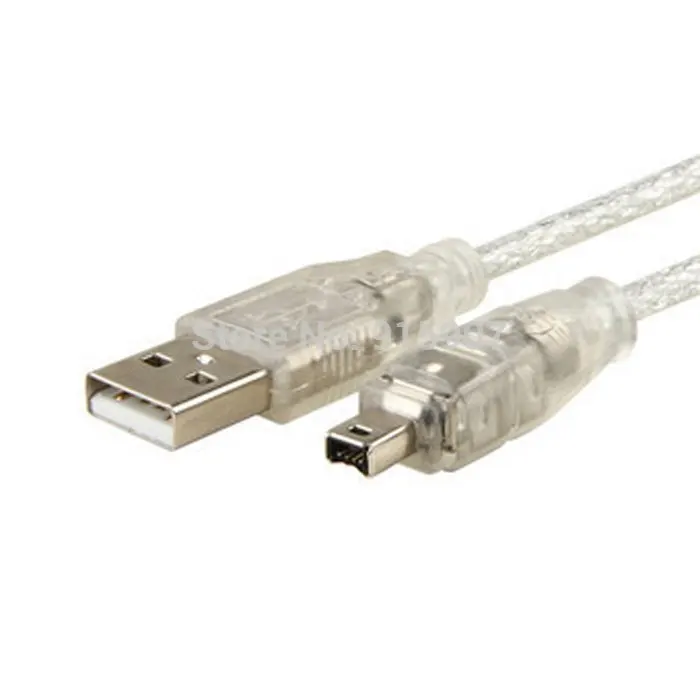 Zihan   IEEE 1394 Firewire 4 Pin Male iLink Adapter to USB Male Cord Cable 100cm for DCR-TRV75E DV