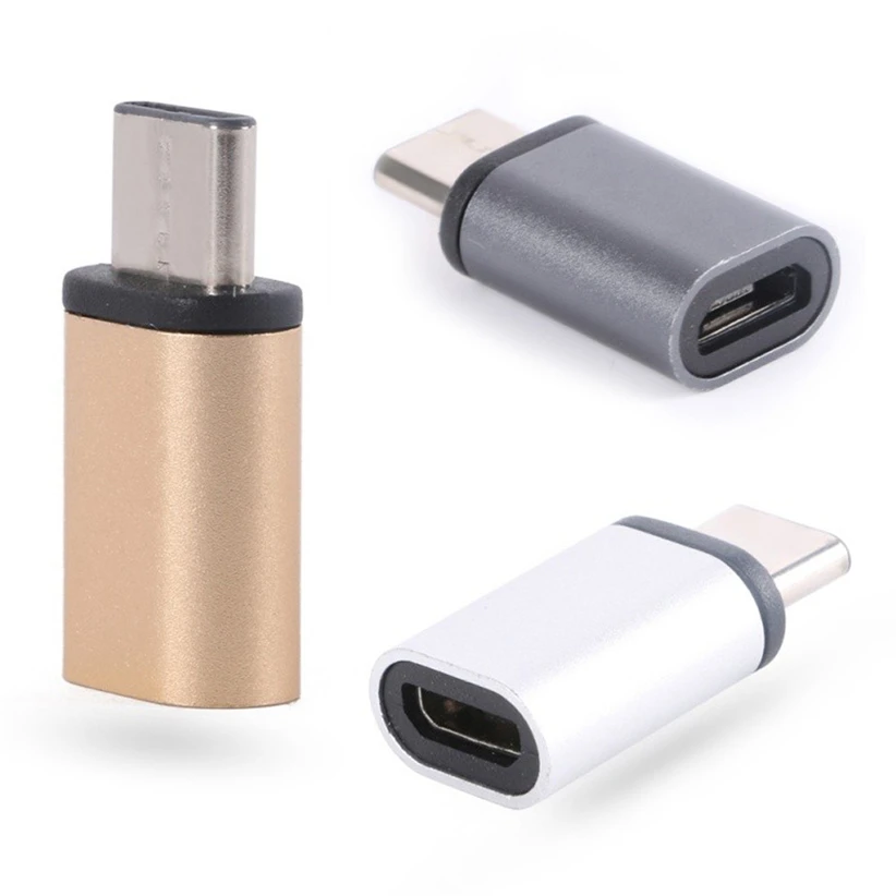 

USB-C Type-C to Micro USB Data Charging Adapter For Sony Xperia XZ/ZTE Zmax Pro Z981 MOSUNX Futural Digital High Quality F35