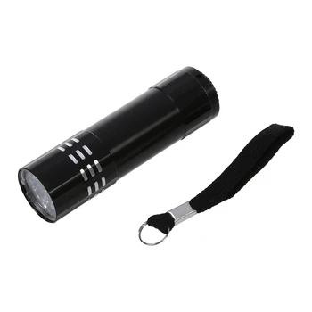 

9 LED Aluminum Flashlight Mini UV UV Torch