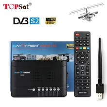 DVB S2 MPEG4 Satellite Receiver Receptor HD TV Tuner DVB S2 Support CLINES PowerVu bisskey WiFi