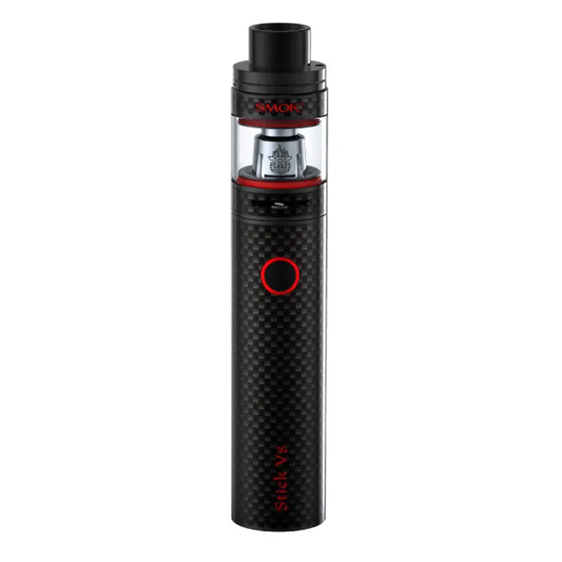 Комплект SMOK Stick V8 с аккумулятором 3000 мА · ч и 5 мл TFV8 большой детский бак и 0.3ohm V8 детский электронная сигарета Vape ручка комплект vs Sky Solo/палочка комплект - Цвет: Carbon Fiber